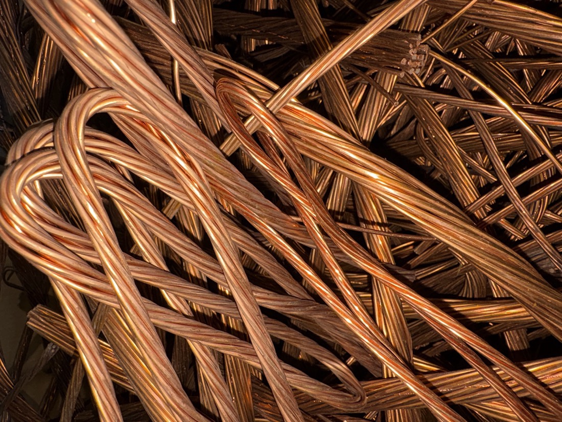 Non-ferrous scrap metals — copper wire